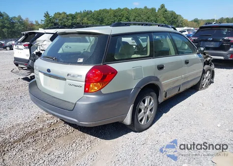 2005 Subaru Outback 2.5I z USA, uszkodzony, nr VIN 4S4BP61C557383718